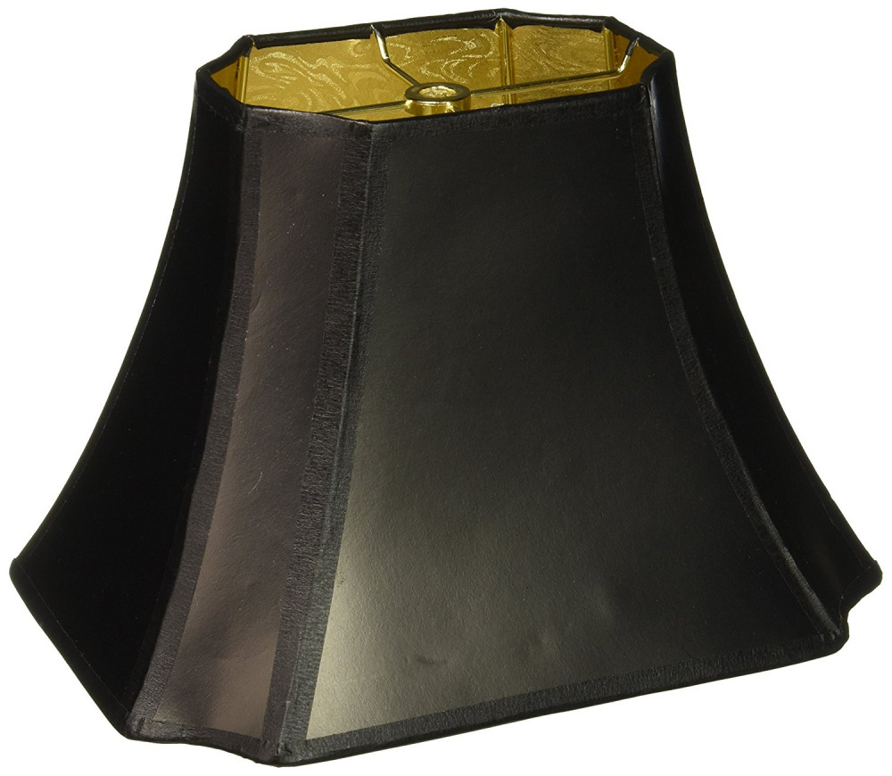 Royal Designs 11 Rectangle Cut Corner Hardback Lamp Shade Gold Picture 1 Of 2