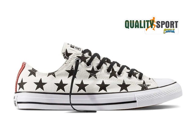 Converse All Star Bianco Stelle Unisex Scarpe Sportive Sneakers 156823C Converse All Star Bianco Stelle Unisex Scarpe Sportive Sneakers 156823C