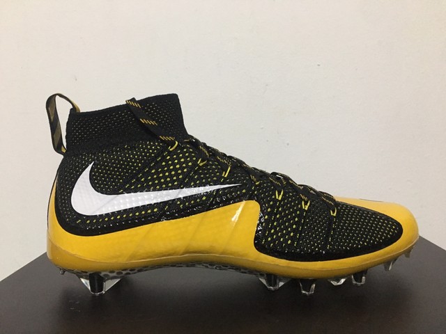 nike vapor untouchable football cleats size 14 balck yellow 707455 nike vapor untouchable size 14