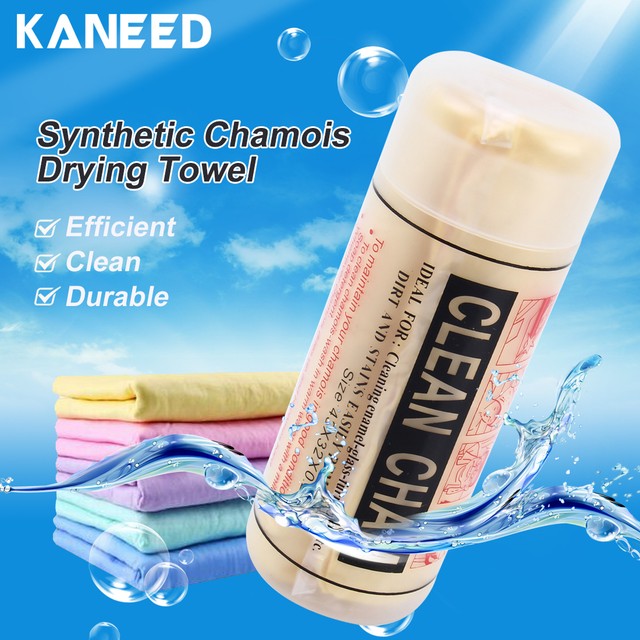 Kaneed Fast Drying Synthetic Chamois Towel Super Absorbent Shammy Cloth for Car eBay