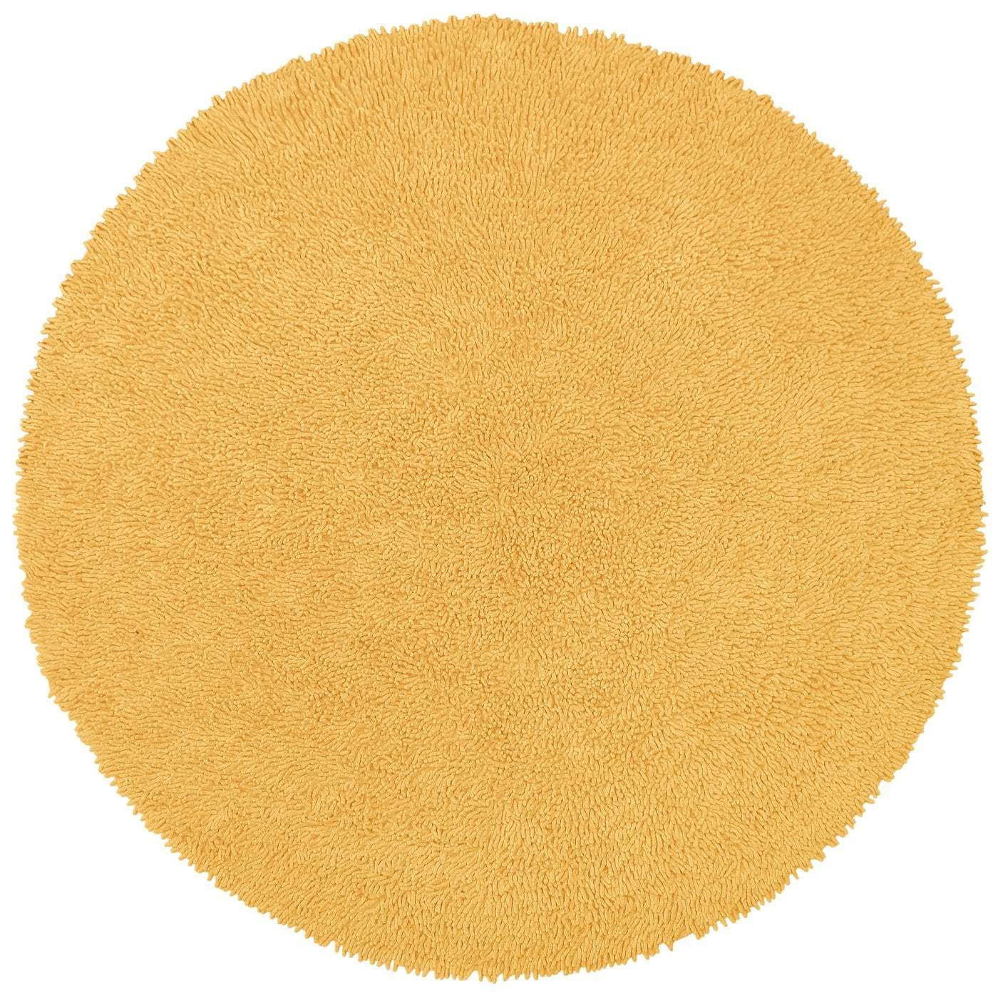 St Croix Trading Company Adelic Yellow Chenille Twist 3x3 Round Picture 1 Of