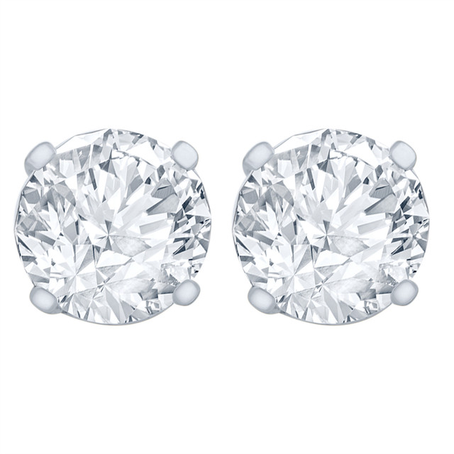 1 4 Carat Diamond Stud Earrings Jewelry I2i3 Clarity Jk Color 14kt 1 4 Carat Diamond Stud Earrings I2i3 Clarity Jk Color 14kt White