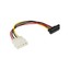 SATA Stromkabel nach unten abgewinkelt 4Pin Molex auf 15pol SATA