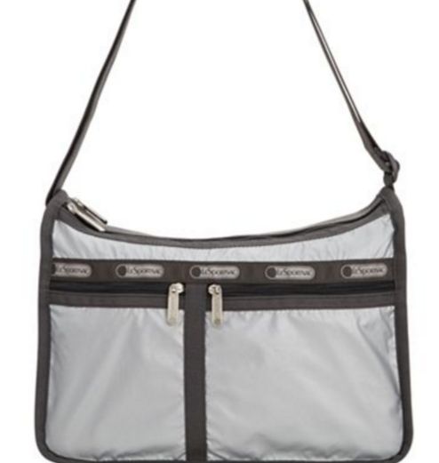 Lesportsac Full Moon Lighting Silver 7507 Deluxe Everyday Shoulder Lesportsac Full Moon Lighting Silver 7507 Deluxe Everyday Shoulder Bag Hobo Ebay