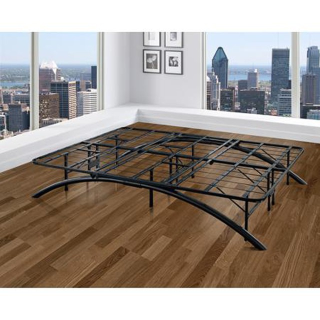 Full Platform Bed Frame Black Arch Metal Curved Modern Sy Metal Platform Bed Frame Full Size Black Arch Curved Support Foundation Modern