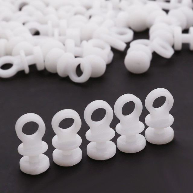 50pcs White Plastic Curtain Track Snap Carrier Slider 18mm Gliders 50pcs White Plastic Curtain Track Snap Carrier Slider 18mm Gliders