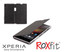 Genuine Official Sony Xperia Z1 Roxfit Book Case Designed for Sony - Black