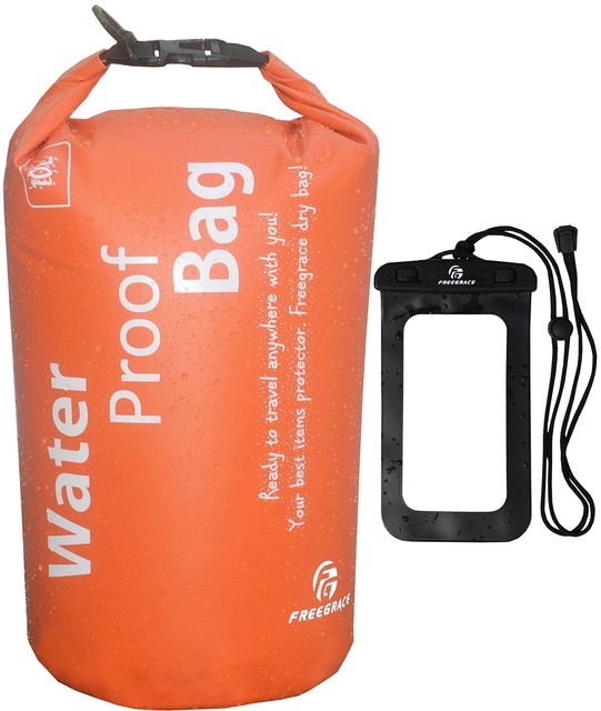 Orange 10 Liter Lightweight Dry Sack Bags Waterproof Orange 10 Liter Lightweight Dry Sack Bags Waterproof Guaranteed Ship