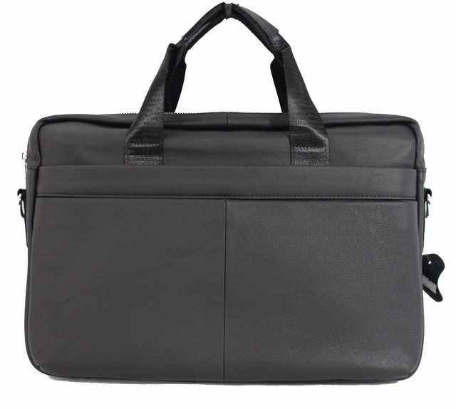 Leather Business Genuine Briefcase Handbag Laptop Shoulder Messenger Picture 2 Of 3