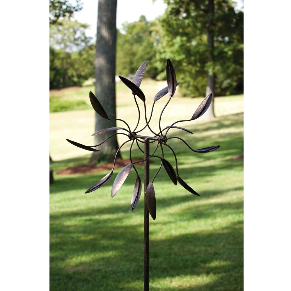 Spinning Metal Outdoor Garden Art Wind Spinner Picture 1 Of