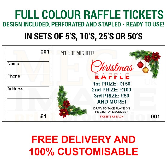 prize draw tickets