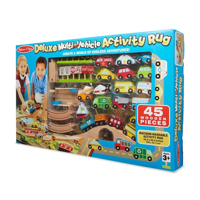 Melissa Doug Deluxe Multi Vehicle Activity Rug Item 93085 Ebay Melissa Doug Deluxe Multi Vehicle Activity Rug Item 93085