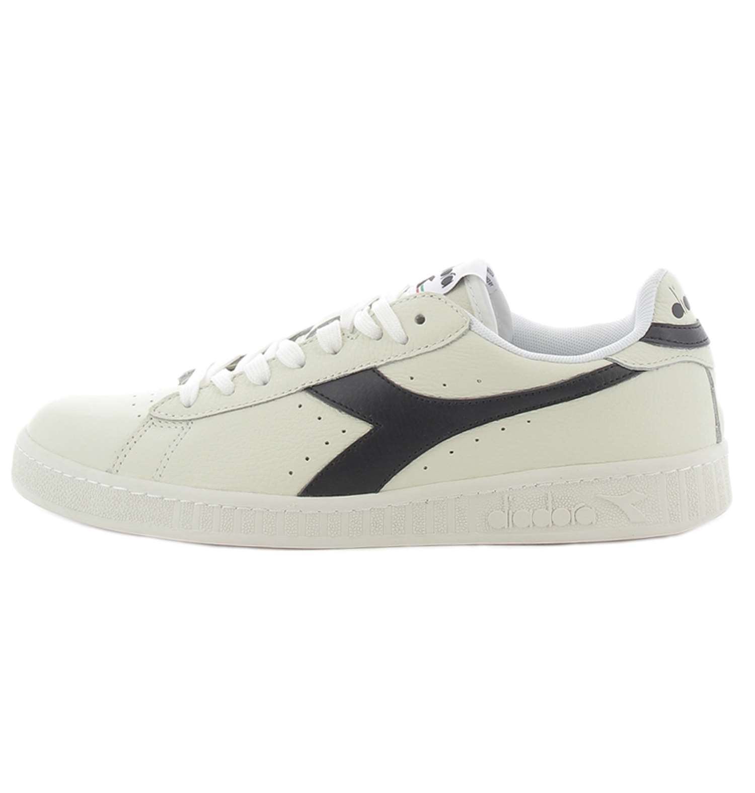 DIADORA GAME L Low Sneaker Bianco Nero c3159 DIADORA GAME L Low Sneaker Bianco Nero c3159