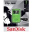 NEW SanDisk Sansa Clip Jam 8GB GREEN MP3 Player FM Radio Music USB MicroSD Slot