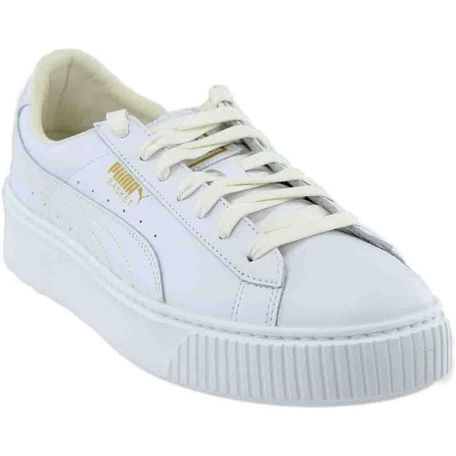 puma basket platform weiß gold puma basket platform weiß gold