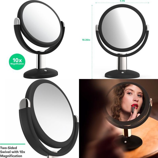 Vremi 10x Magnified Vanity Mirror 7 Inch Round Makeup Cosmetic Vremi 10x Magnified Vanity Mirror 7 Inch Round Makeup Cosmetic For Bath