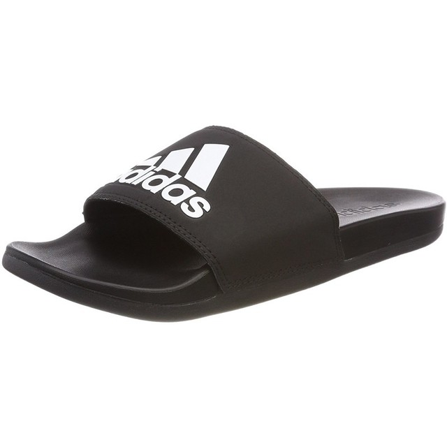 adidas adilette CF logo W Nero Sintetico Flip Flops adidas adilette CF logo W Nero Sintetico Flip Flops