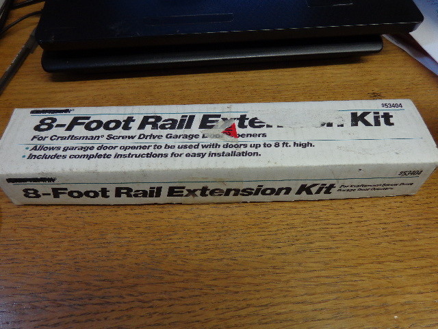 Craftsman 53405 8 Foot Rail Extension Kit For Screw Drive Garage Craftsman 53405 8 Foot Rail Extension Kit For Screw Drive Garage Doors New