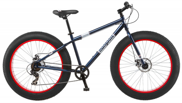 mongoose men's dolomite fat tire mountain bike
