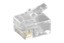 Westernstecker für Flachkabel; TEL MODU RJ12 6P6C FLAT PLUG