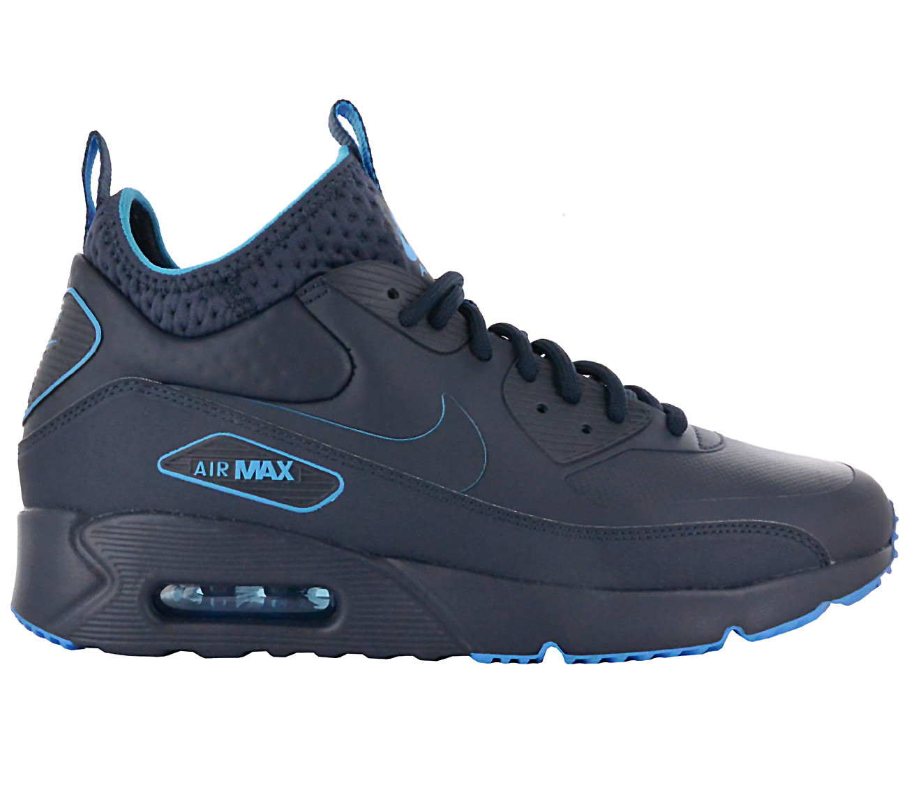 NIKE Air Max 90 Ultra Mid Inverno Uomo Scarpe Da Ginnastica Sneaker Blu Scuro aa4423400 NIKE Air Max 90 Ultra Mid Inverno Uomo Scarpe Da Ginnastica Sneaker Blu Scuro aa4423400