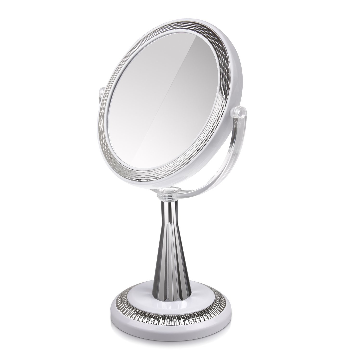 Terresa Vanity Makeup Mirror Double Sided 1x Hd 10x Magnifying 360 Picture 1 Of 7