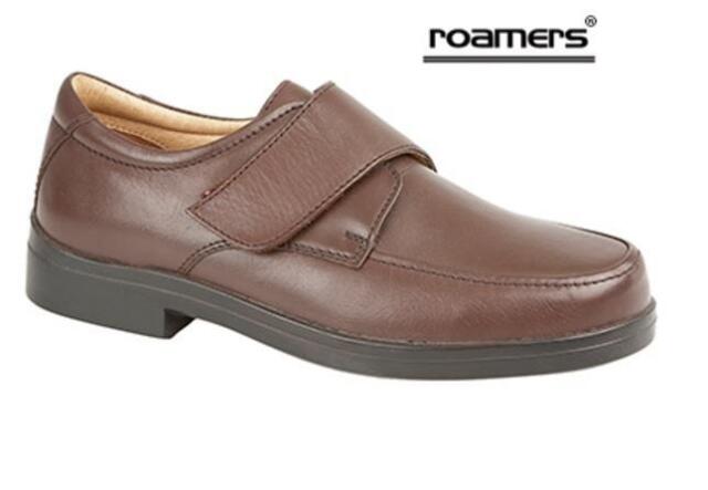 Men's Roamers Extra Wide Shoe Brown Size 8 Men's Roamers Extra Wide Shoe Brown Size 8