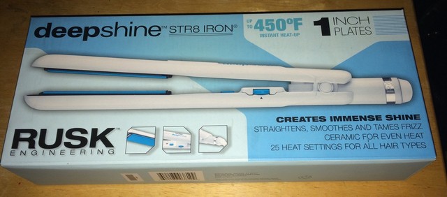 Rusk Rsk810 Deepshine Professional Str8 Ceramic Flat Iron 1 Inch Rusk Deepshine Professional Str8 Ceramic Flat Iron 1