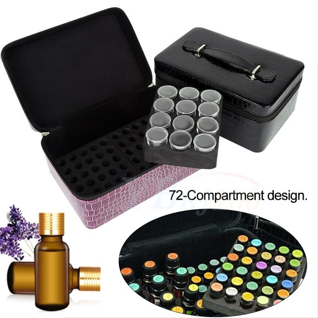 72 Bottle Portable Essential Oil Carrying Case Nail Polish Bag 72 Bottle Portable Essential Oil Carrying Case Nail Polish Bag Holder Storage Se