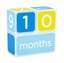 Pearhead Baby Age Milestone Photo Sharing Blocks, Blue