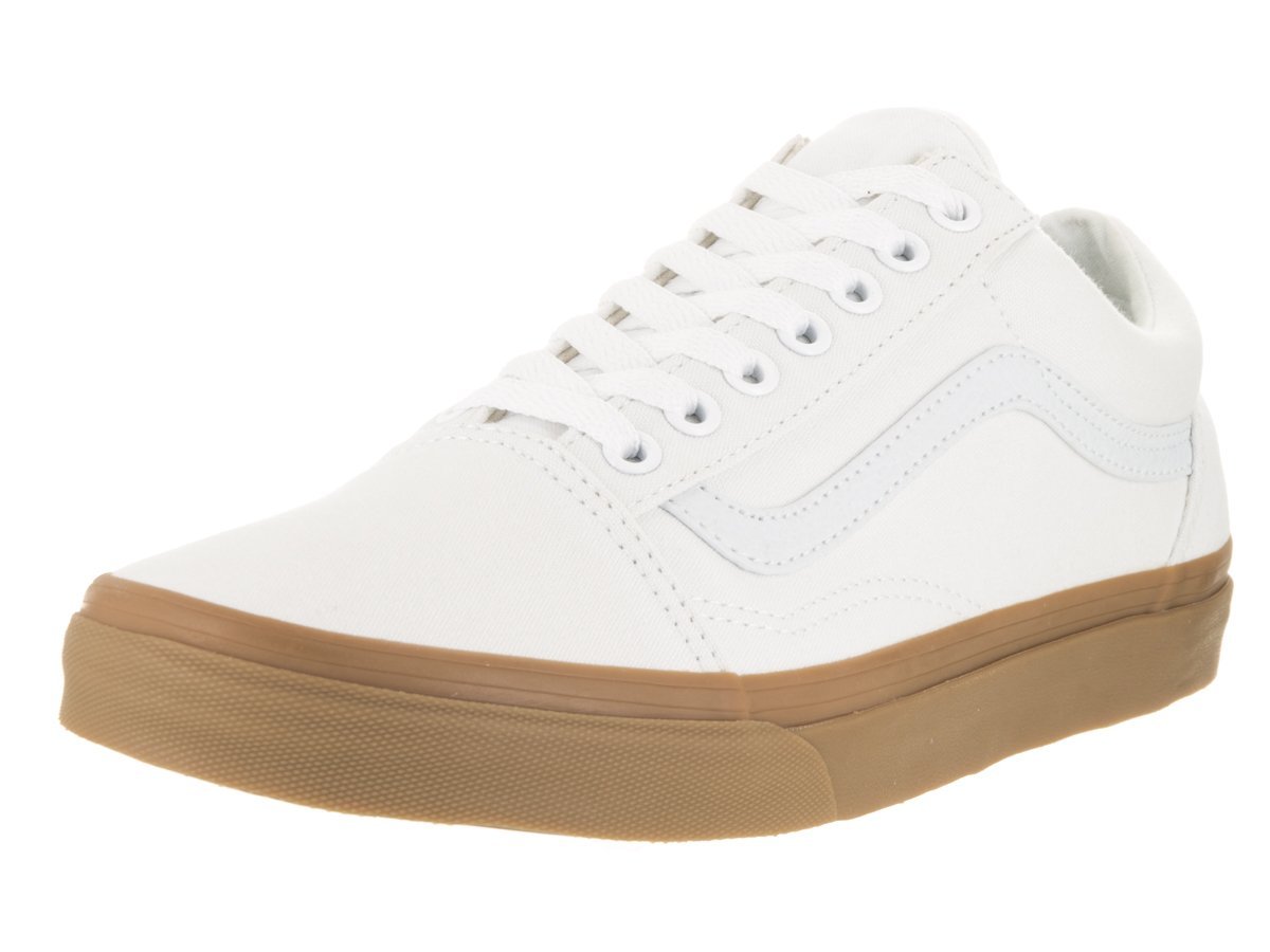 white vans with tan bottom