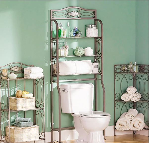 Over The Toilet Storage E Saver Bathroom Metal Over The Toilet Storage E Saver Bathroom Metal Modern 3 Shelves Ebay
