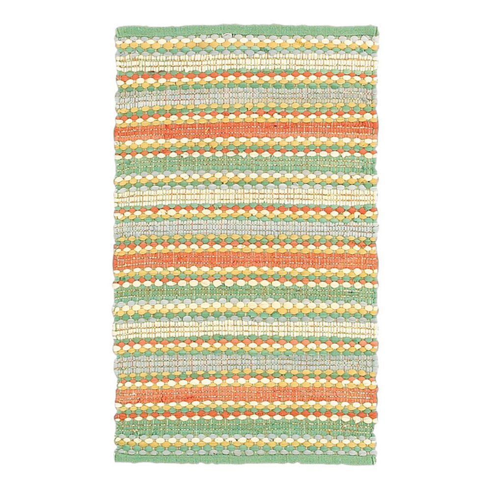 Lr Resources Dhurry Orange Blue Area Rug 5 X 8 Picture 1 Of