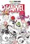 Color Your Own Little Marvels by Skottie Young, Taschenbuch