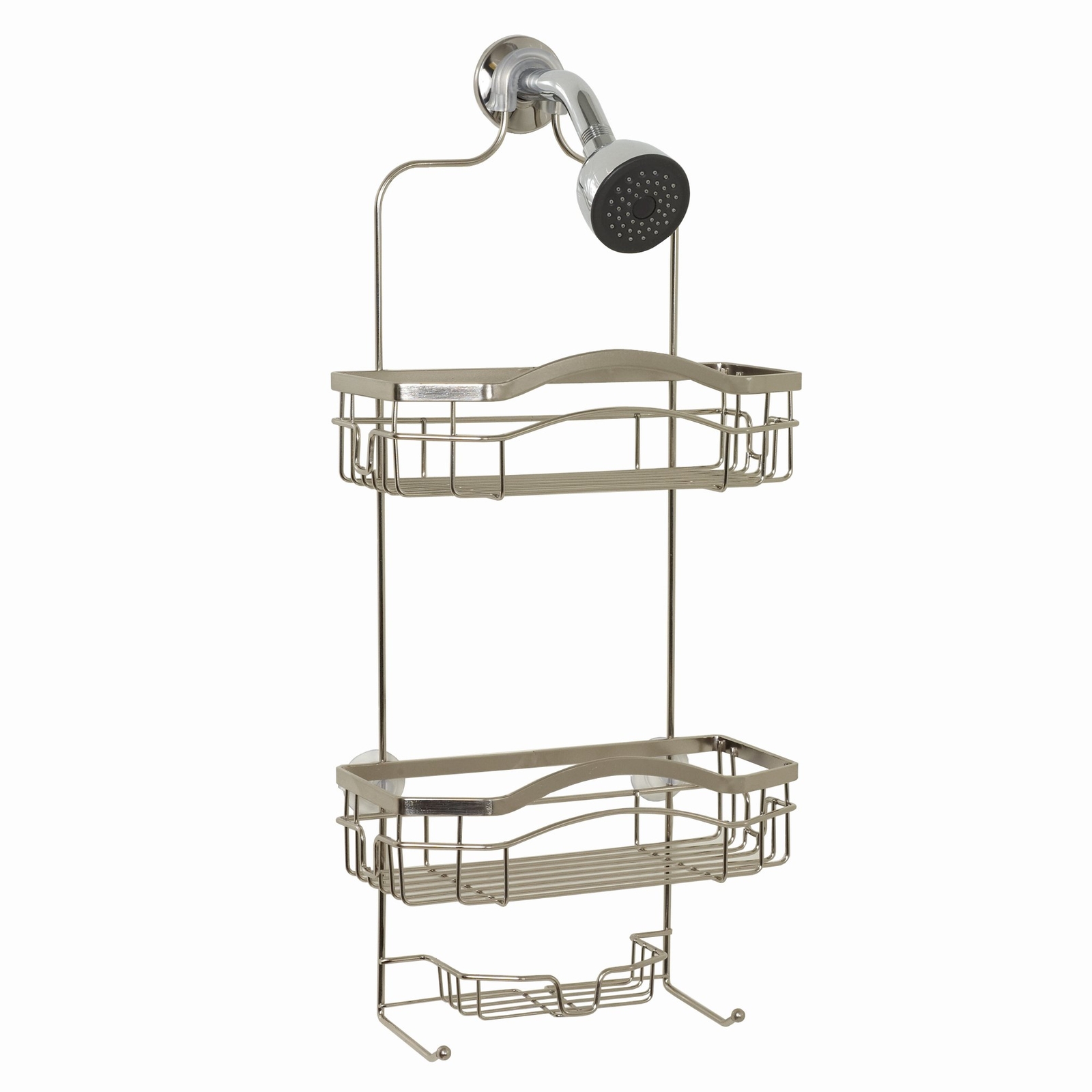 Zenna Home E7523stbb Over The Showerhead Caddy Stainless Steel Picture 1 Of 2