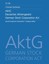 AktG Deutsches Aktiengesetz / German Stock Corporation Act, Christian Zschocke