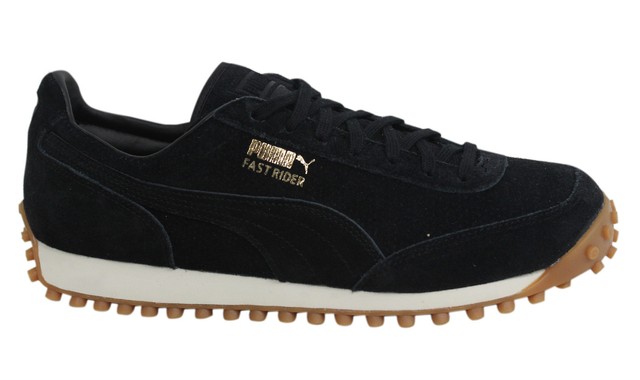 Puma Fast Rider mono con lacci nero pelle camoscio Scarpe sportive uomo 363422 Puma Fast Rider mono con lacci nero pelle camoscio Scarpe sportive uomo 363422