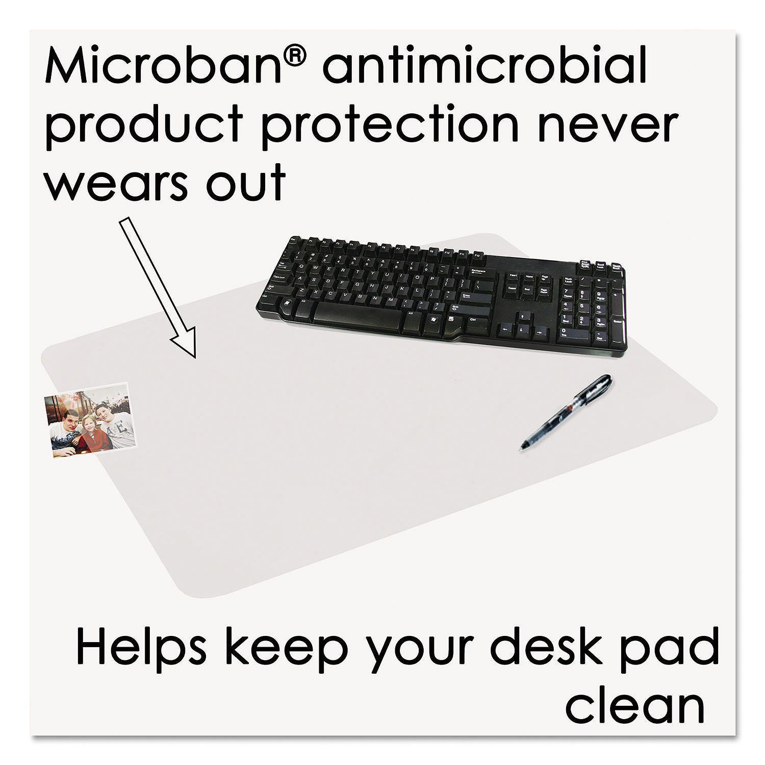 Artistic 60740ms Krystalview Desk Pad With Microban Matte 17 X 12 Artistic 60740ms Krystalview Desk Pad With Microban Matte 17 X 12 Clear Aop60740ms