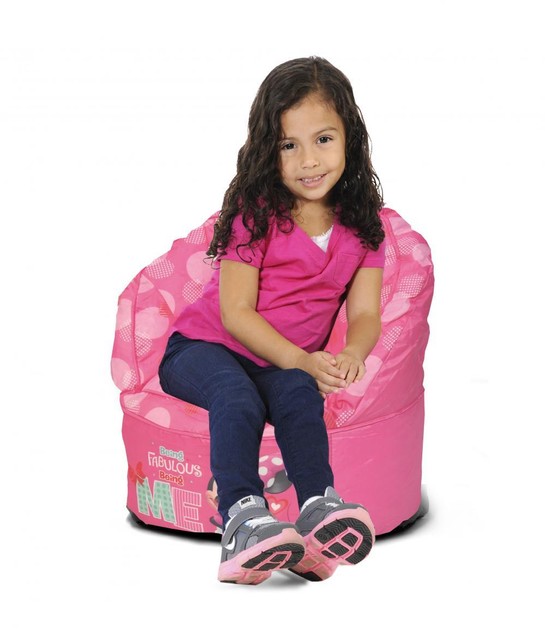 Disney Minnie Mouse Kids Bean Bag Chair Sofa Toddler Furniture Disney Minnie Mouse Kids Bean Bag Chair