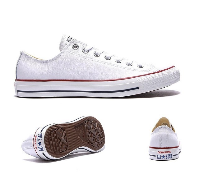 Pelle Nera Nuovo di Zecca Scarpe da ginnastica Converse Taglia 8 Pelle Nera Nuovo di Zecca Scarpe da ginnastica Converse Taglia 8