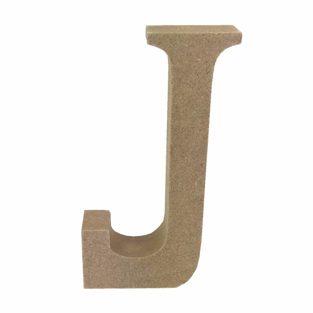 12cm Mdf Wooden Mache Blank Alphabet Letter J 12cm Mdf Wooden Mache Blank Alphabet Letter J