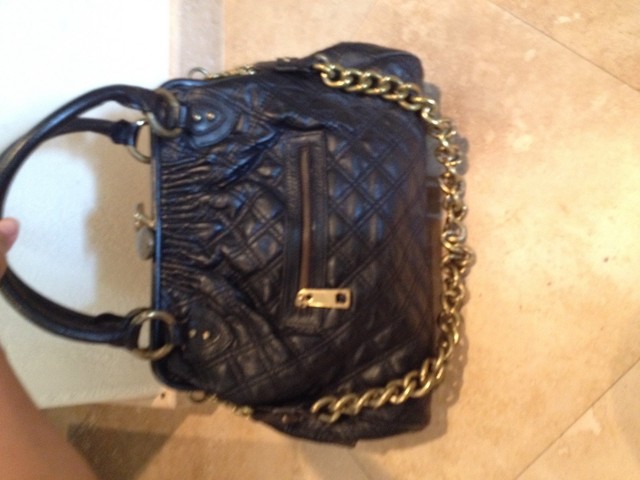 Marc Jacobs Large Stam Black Quilted Leather Bag Ebay Marc Jacobs Auth Quilted Black Leather 14x11x4 Large Satchel Stam Bag 1790