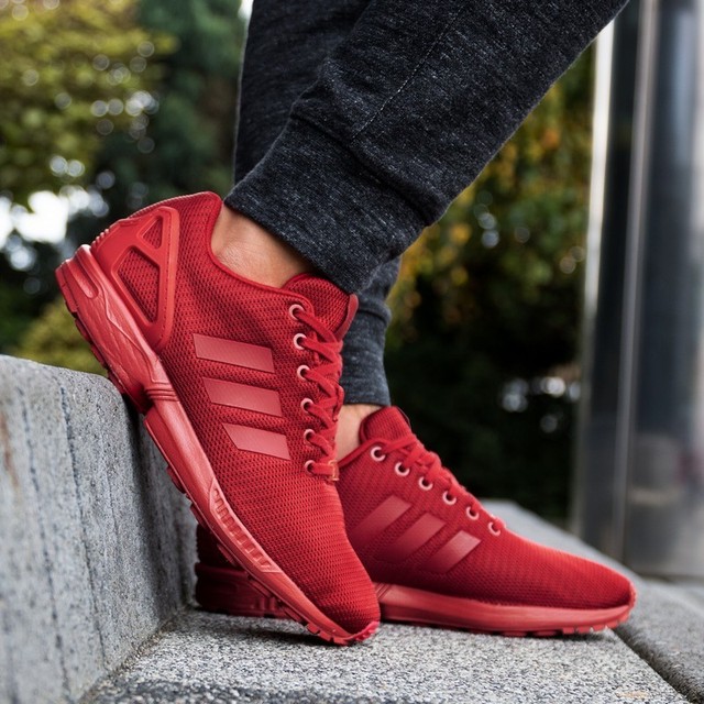 adidas zx flux triple red