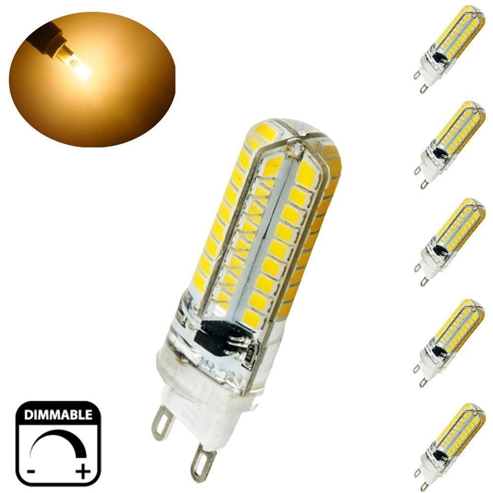 5w Silicone Coated G9 Led Light Bulb 40w Equivalent 72pcs Epistar Picture 1 Of 8