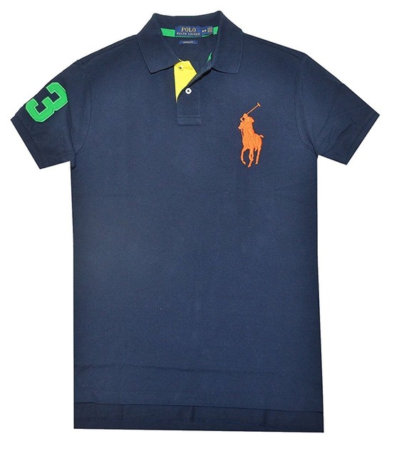 ralph custom fit polo shirt number 3 patch aviator navy blue size 2xl ebay ralph custom fit polo shirt number 3 patch aviator navy blue size 2xl ebay