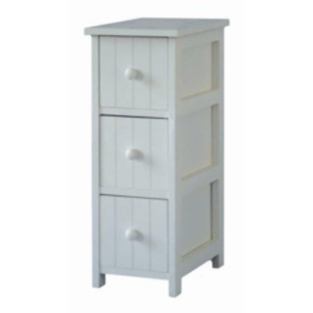 Blue Canyon Bf41082 Infinity 3 Drawer Bathroom Cabinet White Ebay Blue Canyon Infinity 3 Drawer Cabinet White