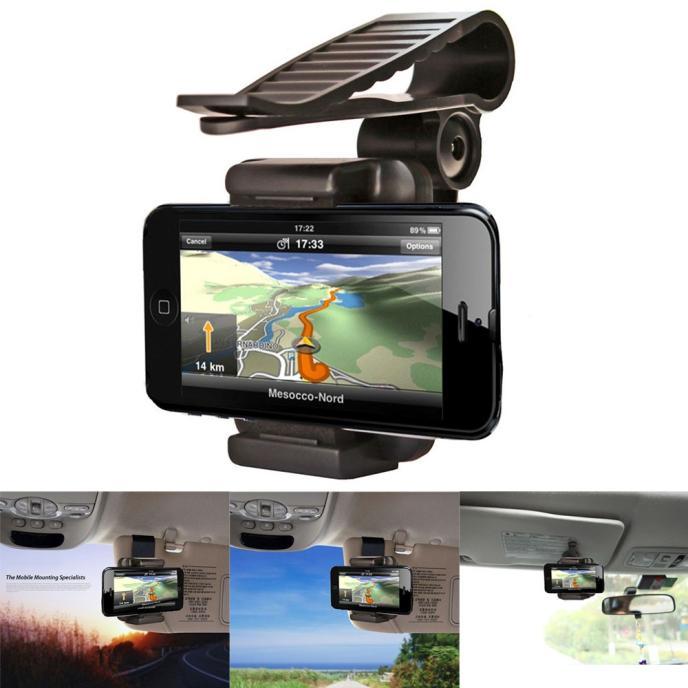 Universal Car Rearview Mirror Mount Holder Stand Cradle For Cell Picture 1 Of 11