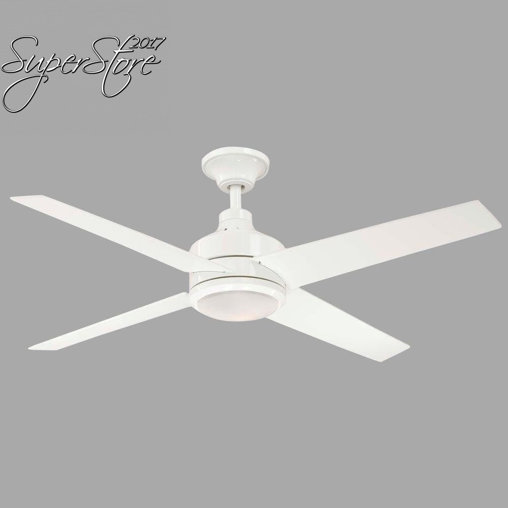 Hampton Bay Mercer 52 In White Ceiling Fan 5