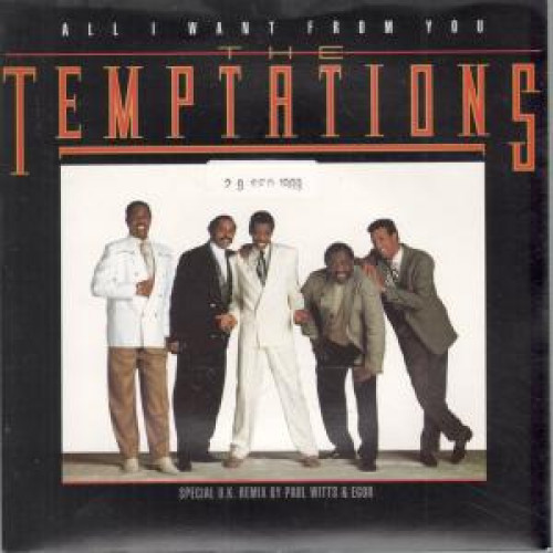 The Temptations All I Want From You Motown Zb43233 P/s Vinyl 7\ The Temptations All I Want From You Motown Zb43233 P/s Vinyl 7\