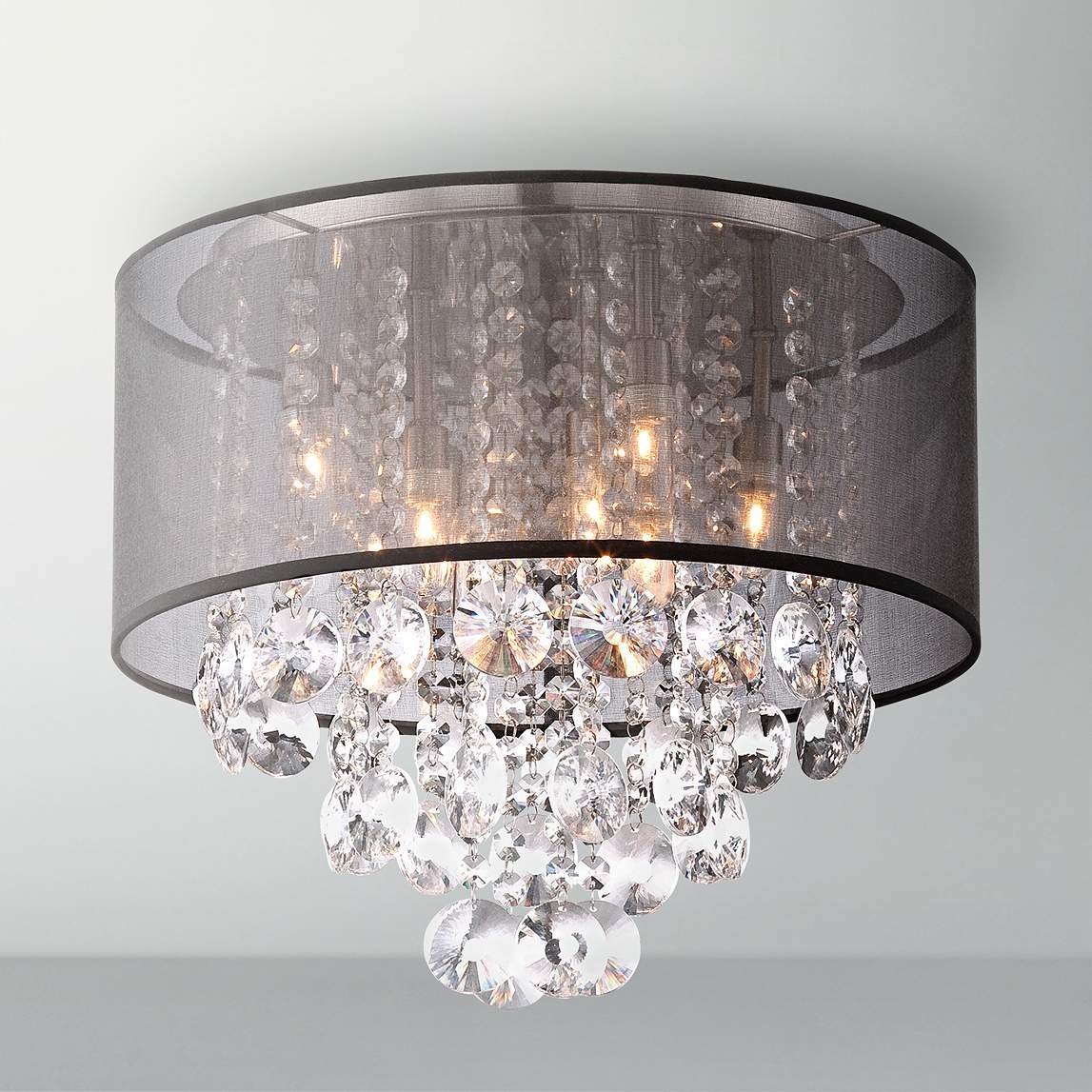 Saint Mossi Modern K9 Crystal Raindrop Chandelier Lighting Flush Picture 1 Of 3